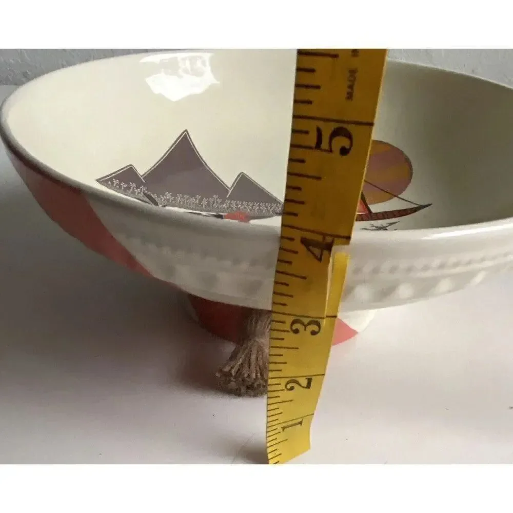 Disney Parks Moana Kakamora Ceramic Serving Bowl‎ With Stand NEW